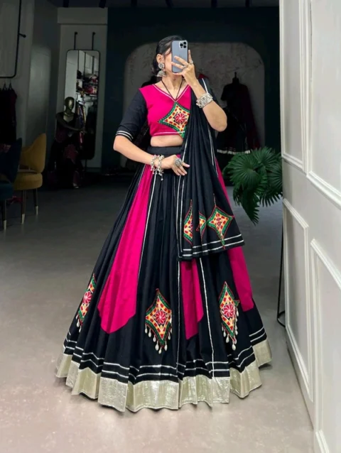 Navratri Lehenga Choli Pure Cotton